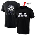System Of A Down EU and UK tour Toxicity dates schedule shirt