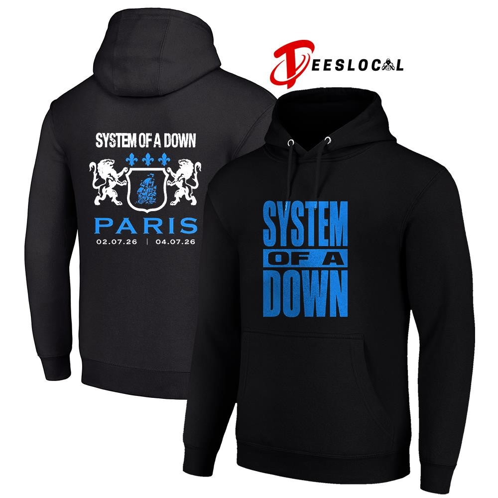 System Of A Down Paris France Stade De France logo shirt