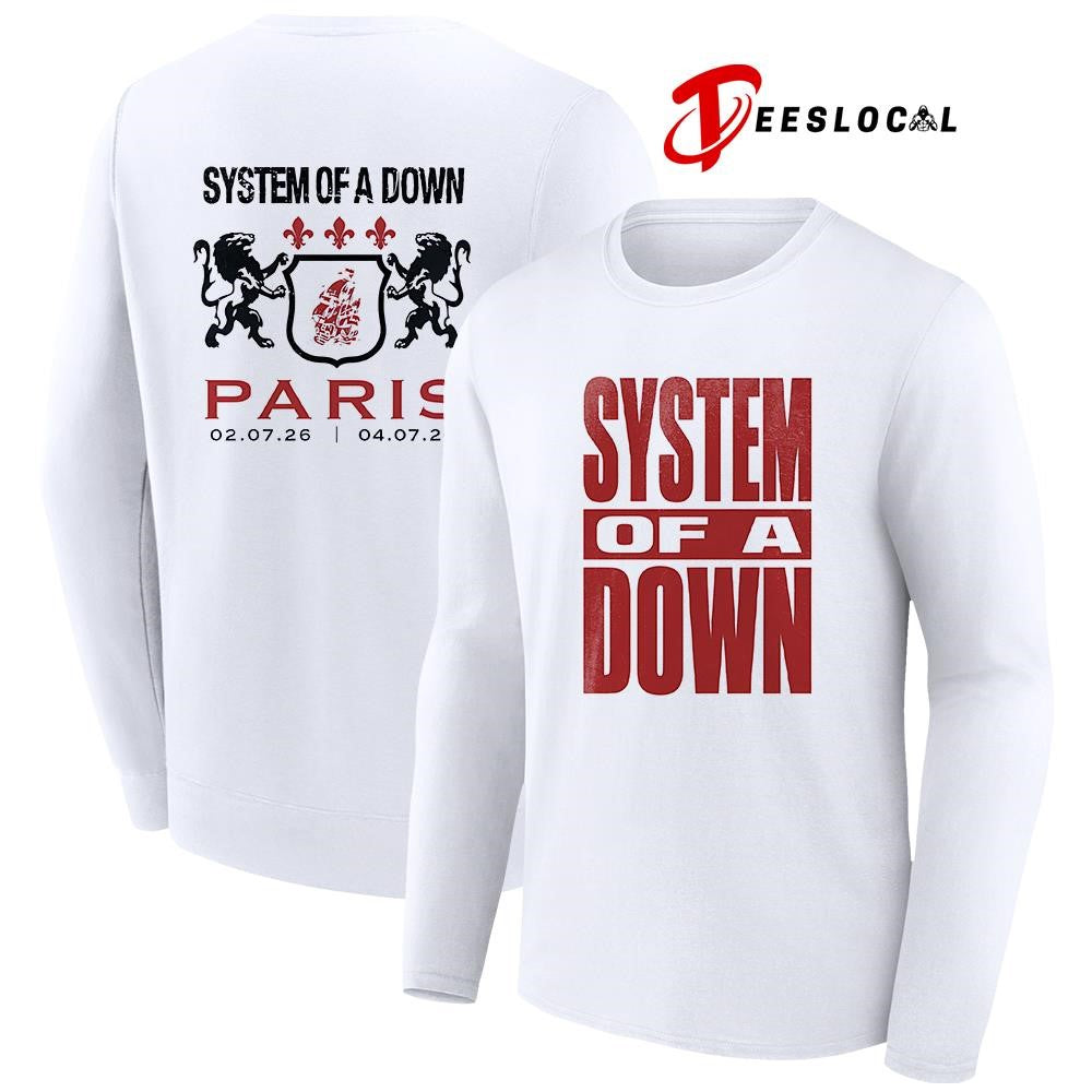 System Of A Down Paris France Stade de France graphic shirt