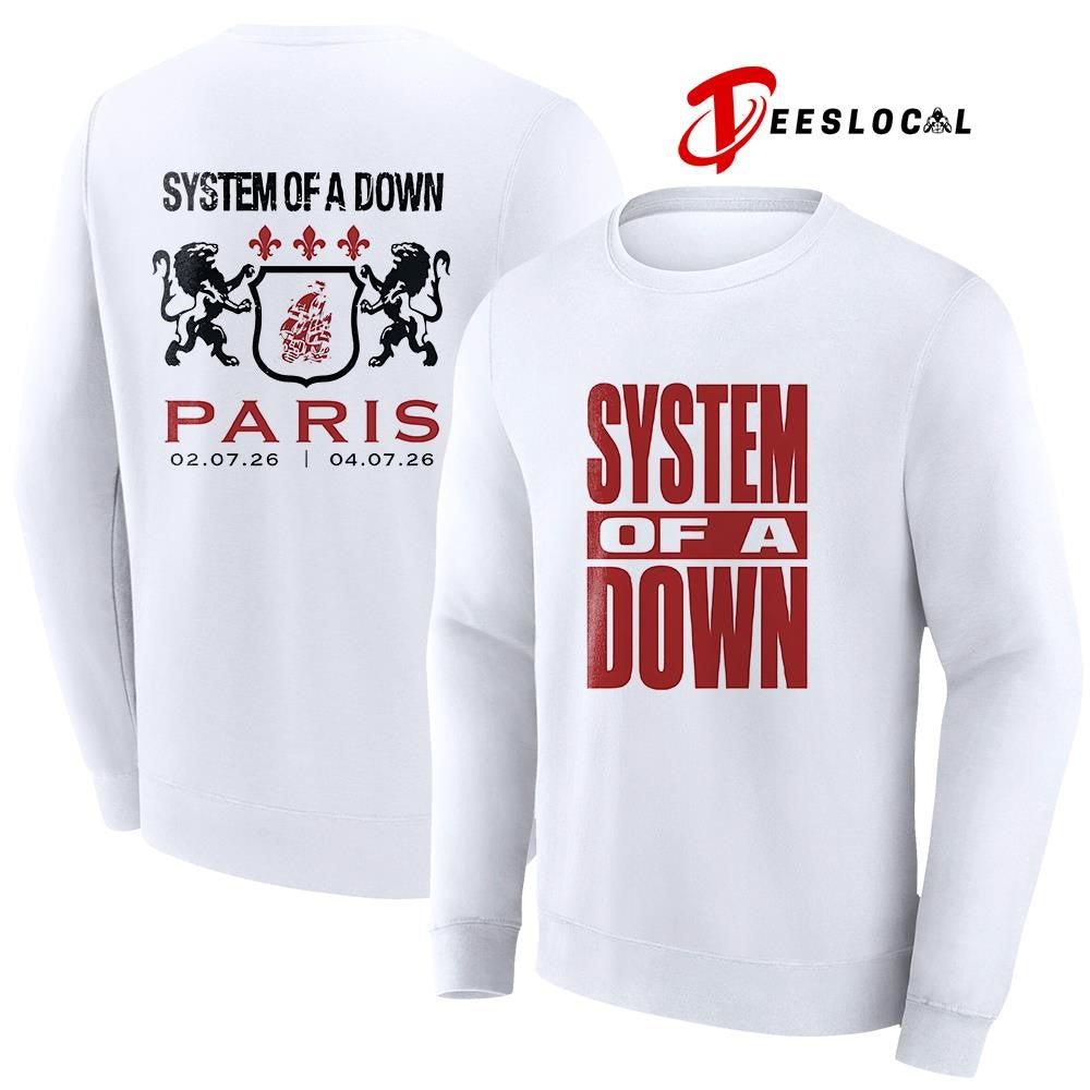 System Of A Down Paris France Stade de France graphic shirt