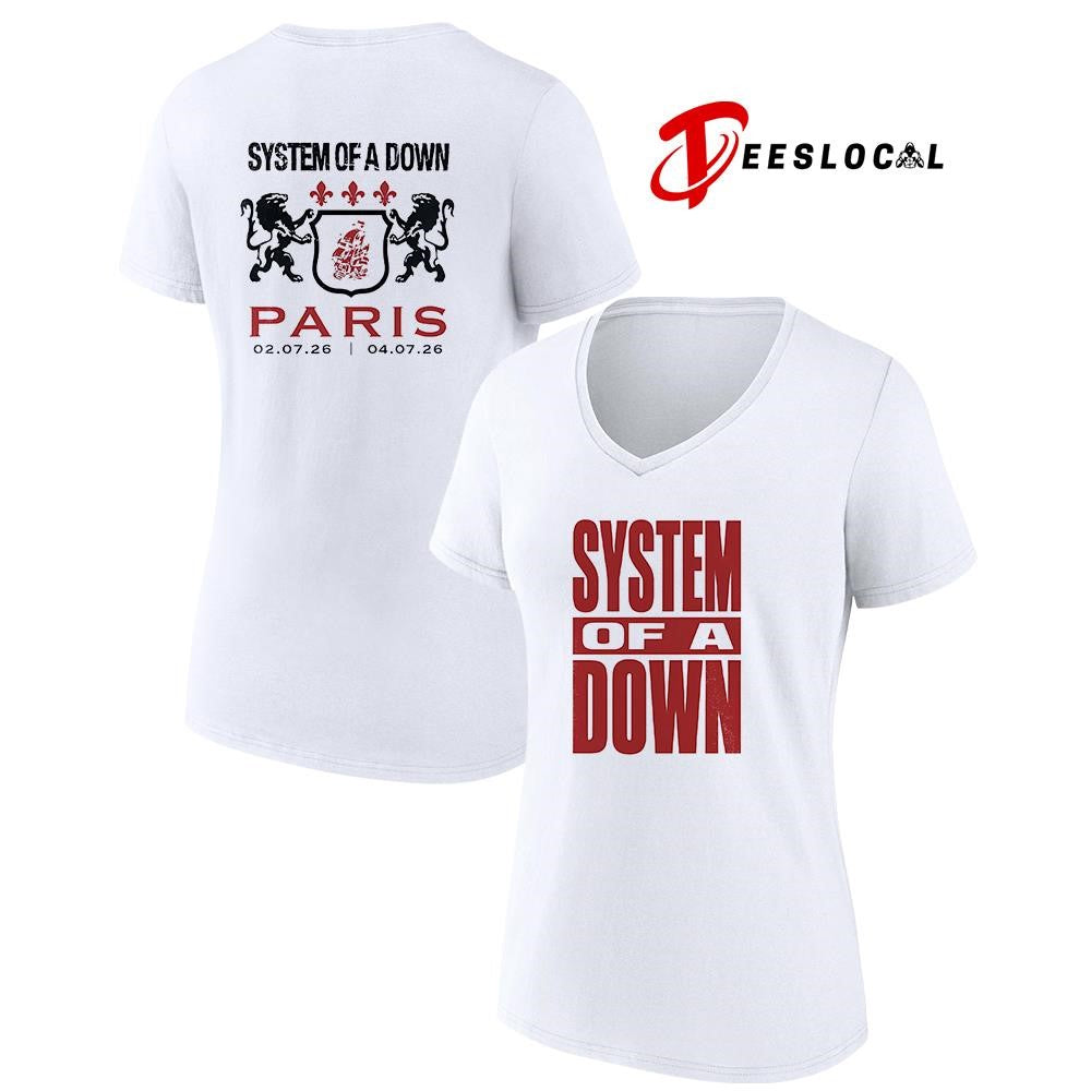 System Of A Down Paris France Stade de France graphic shirt