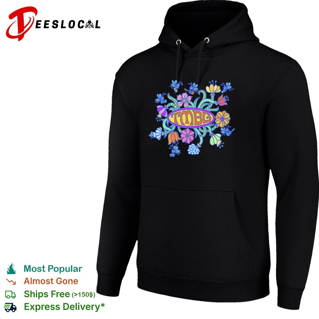 TMBG They Might Be Giants Band Logo Floral Bees Shirt