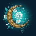 Floral Moon