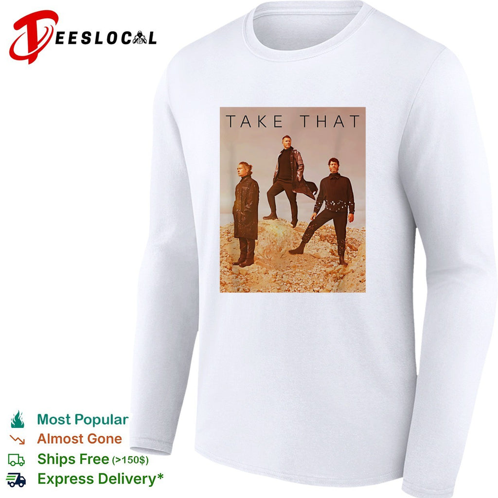 Take That band portrait standing shirt
