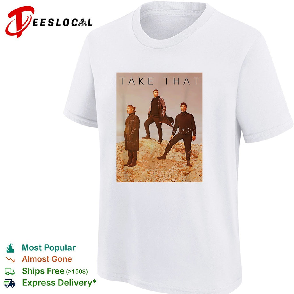 Take That band portrait standing shirt