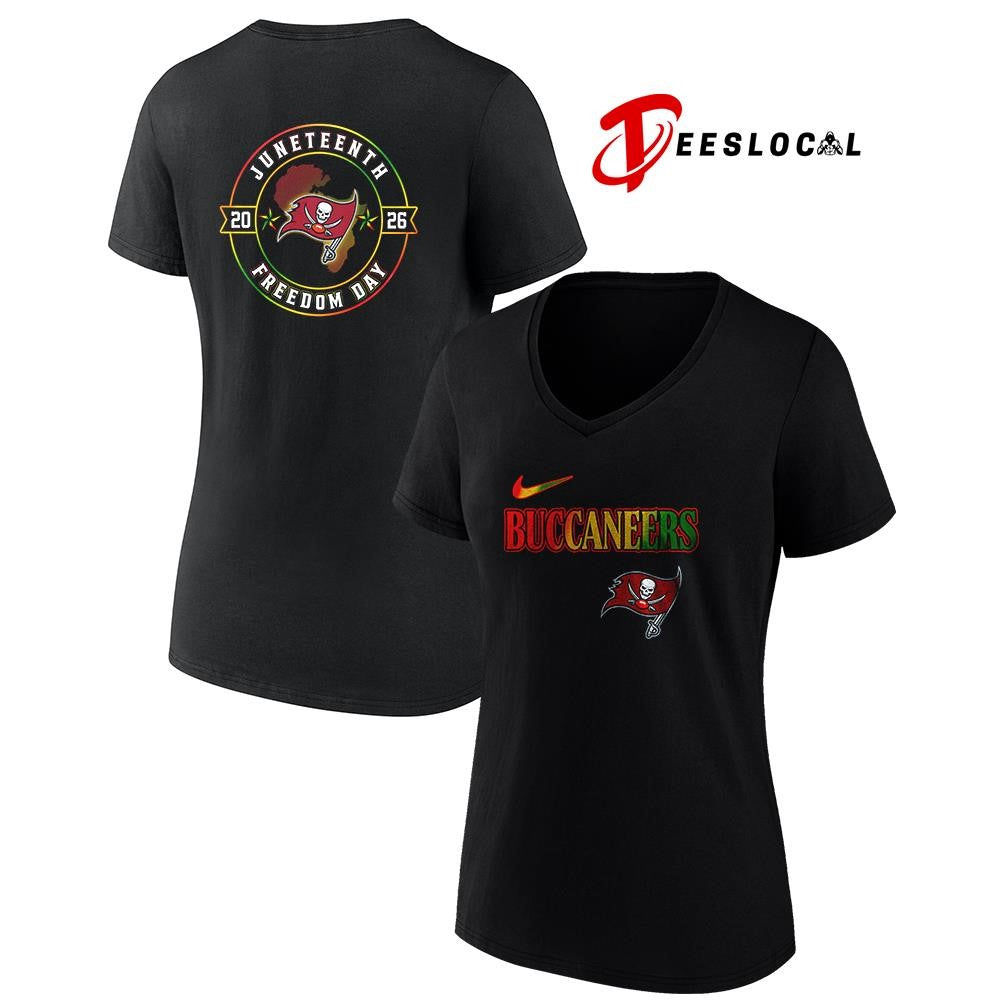 Tampa Bay Buccaneers x Juneteenth Strong freedom day logo shirt