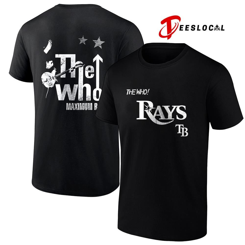 Tampa Bay Rays The Who Maximum R B North American Farewell tour graphic shirt