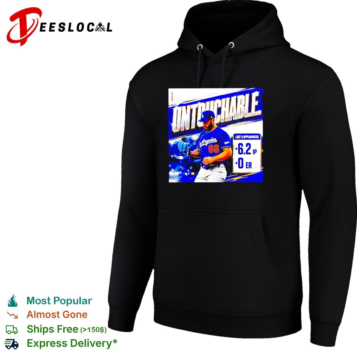 Tanner Scott the Los Angeles Dodgers untouchable reinstated 6.2IP 0ER shirt