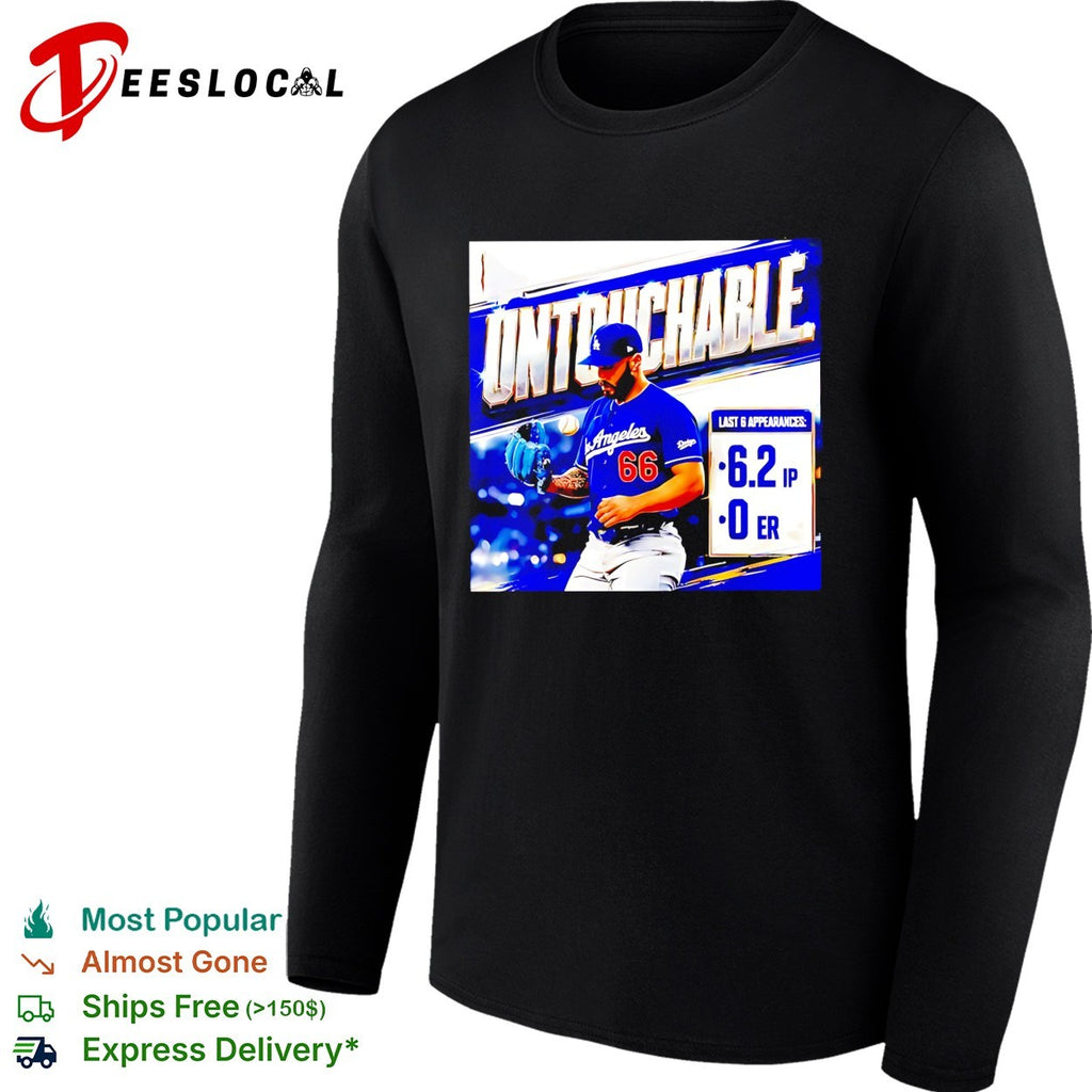 Tanner Scott the Los Angeles Dodgers untouchable reinstated 6.2IP 0ER shirt