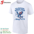 Tea bagging England since 1773 bald eagle stars shirt