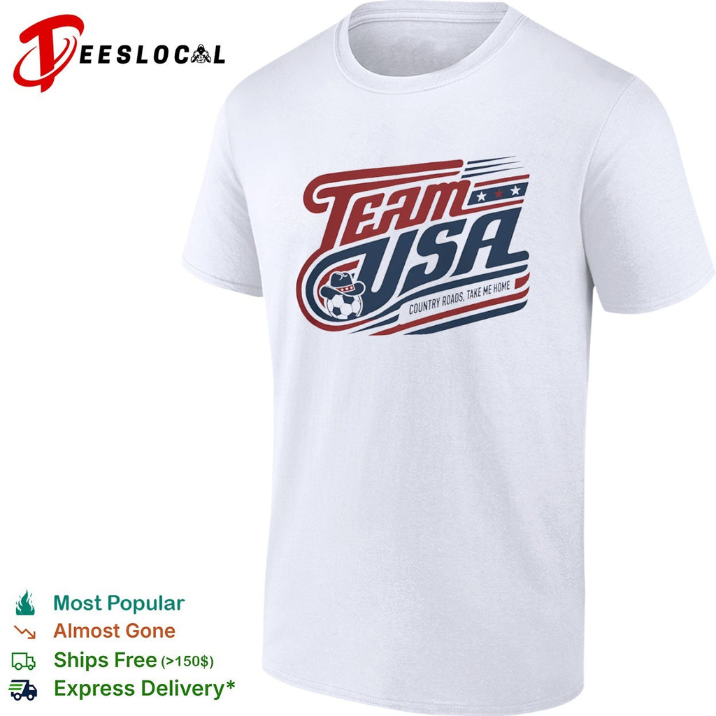 Team USA Soccer Country Roads Take Me Home 2026 World Cup shirt
