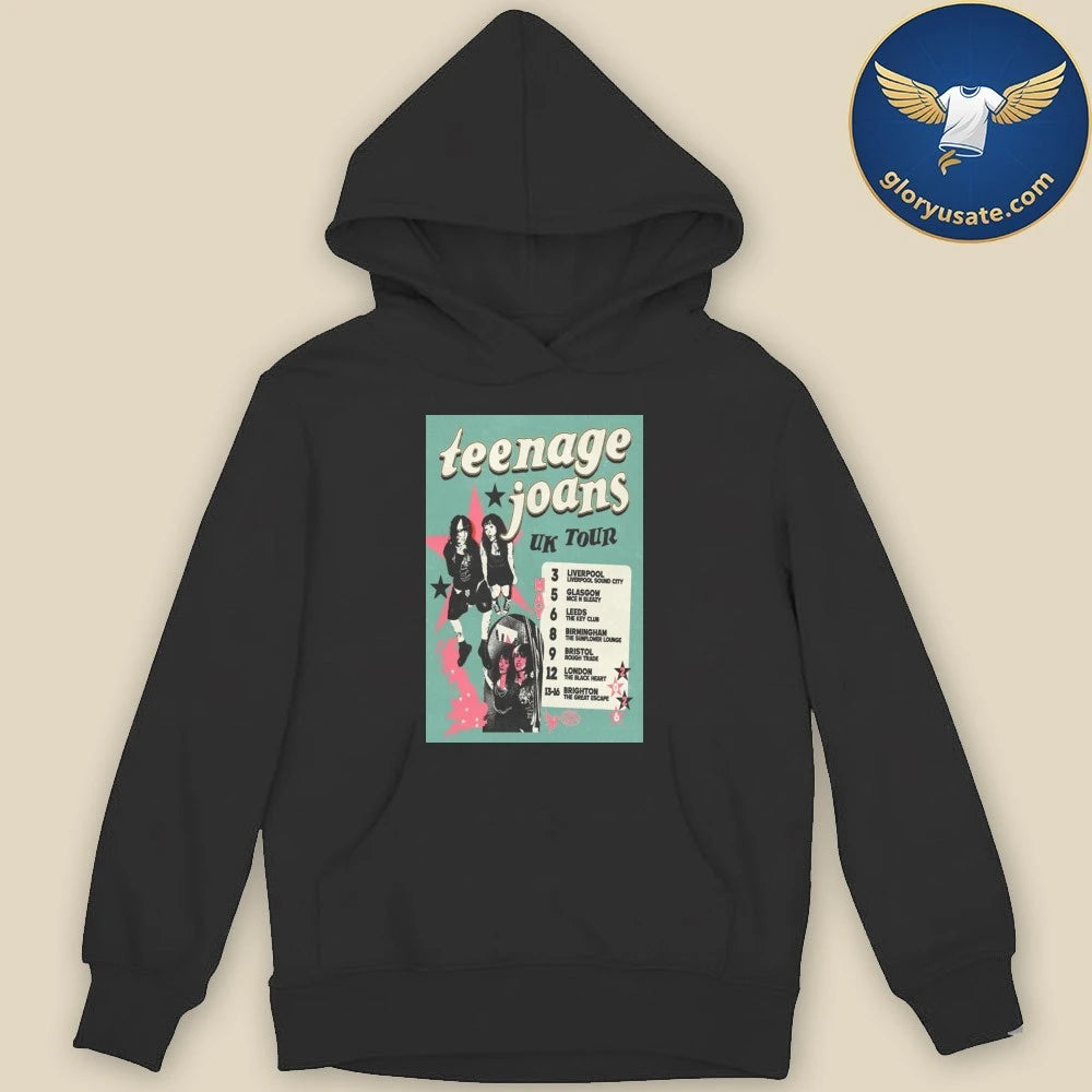 Teenage Joans UK Tour 2026 Poster Shirt