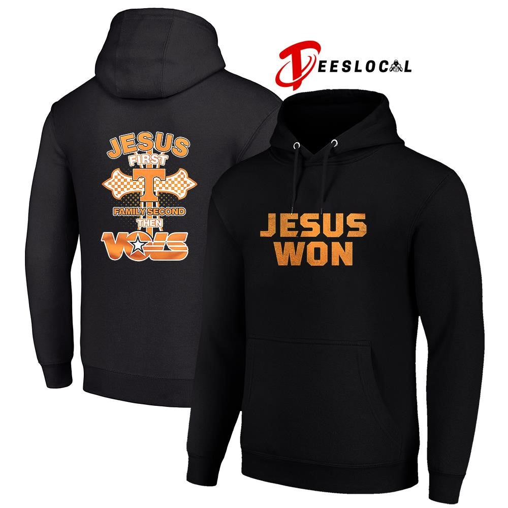 Tennessee Volunteers Jesus first family second the Vols shirt