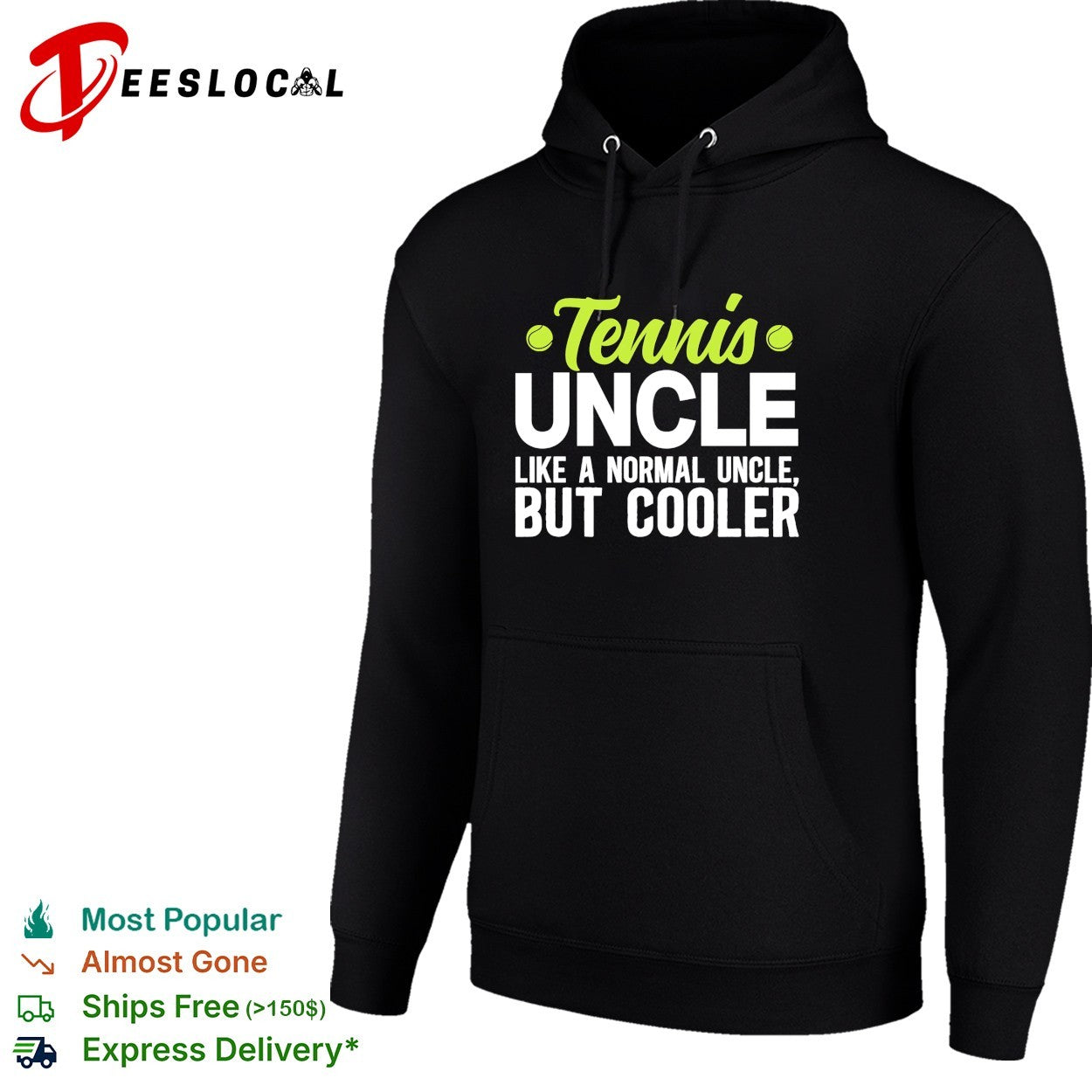 Tennis uncle like a normal uncle but cooler shirt
