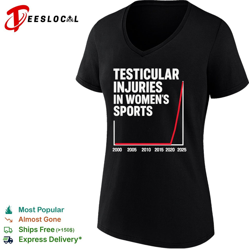 Testicular Injuries in Sports 2000 to 2025 shirt