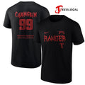 Texas Rangers x Stray Kids Changbin all around the world Dominate world tour name and number shirt