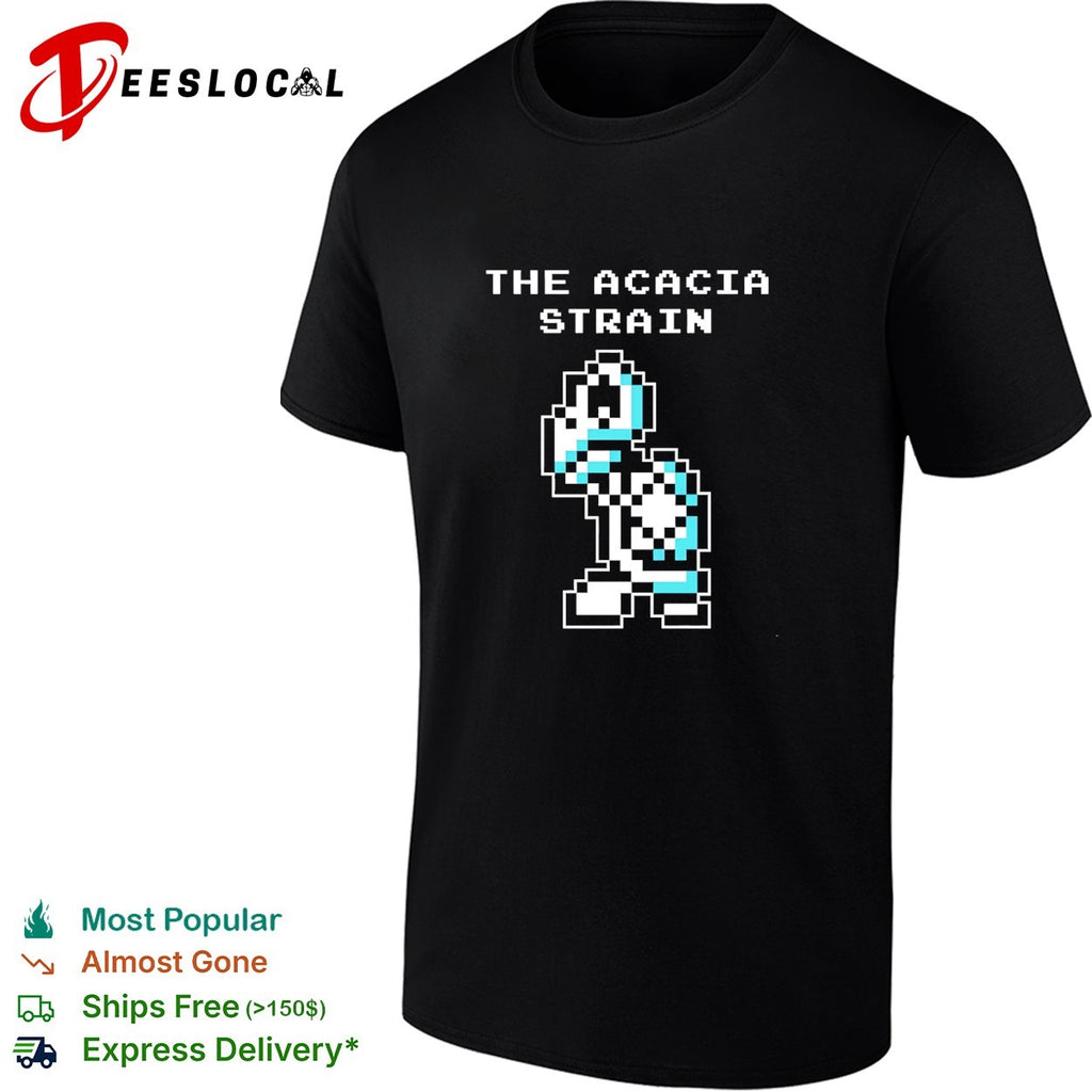 The Acacia Strain 8 bit pixel art robot shirt