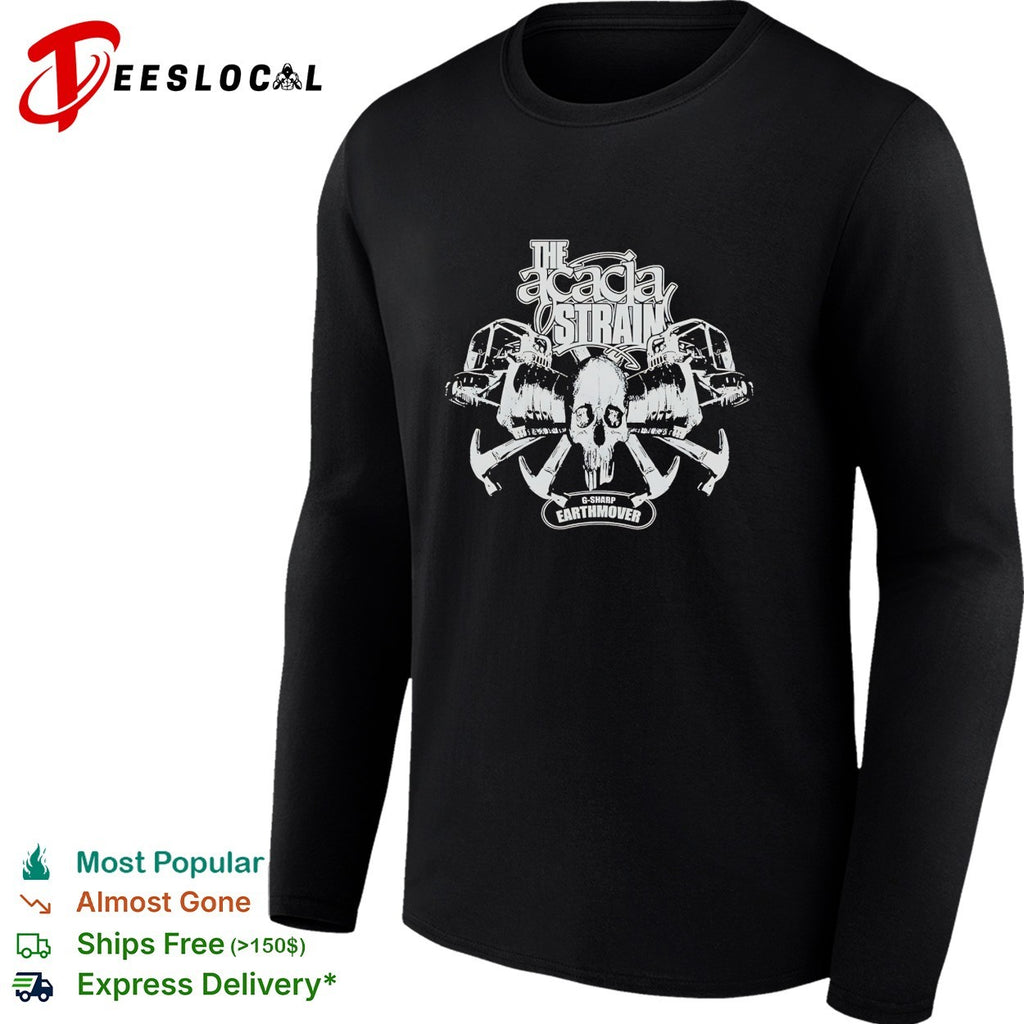 The Acacia Strain G Sharp Earthmover skull with hammers shirt