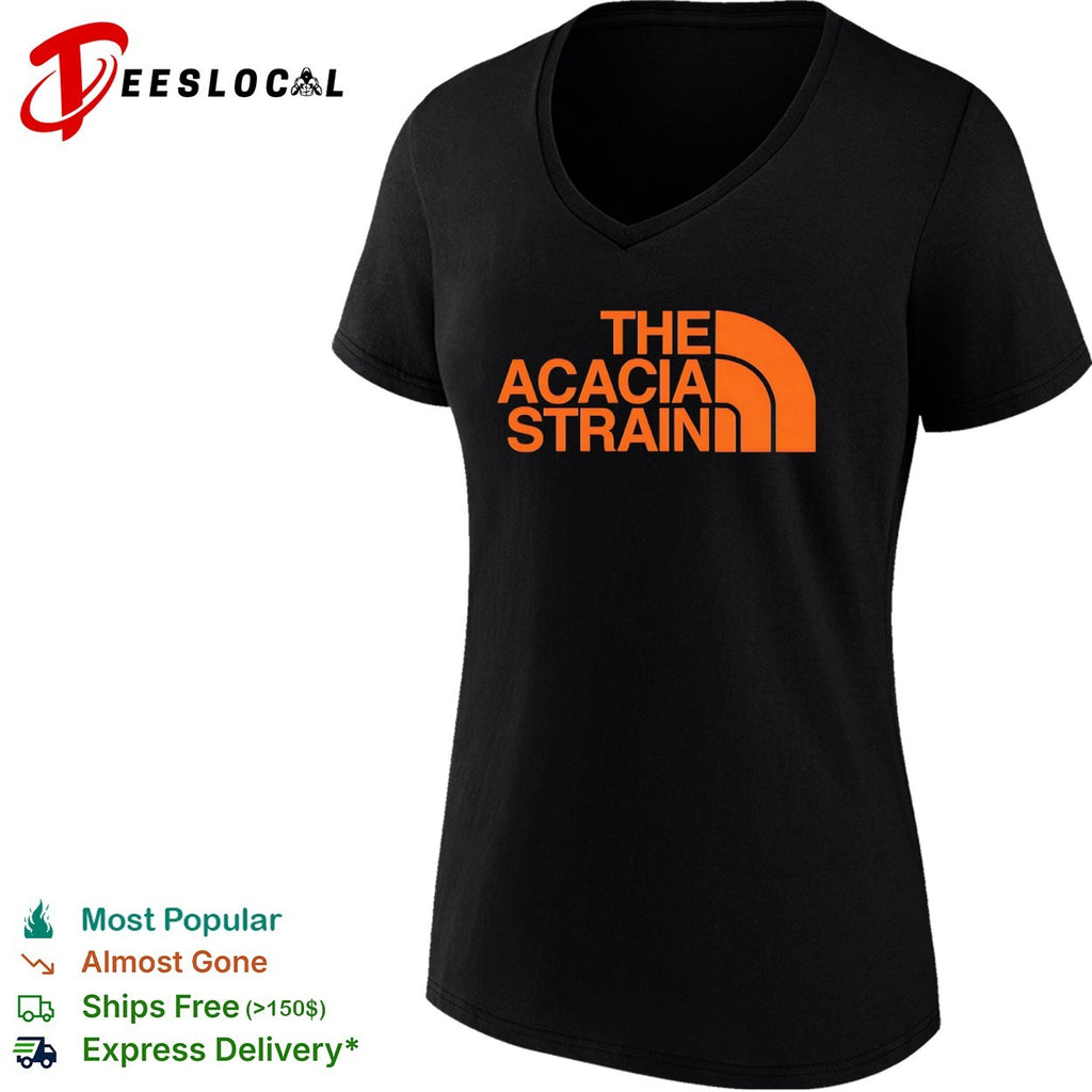 The Acacia Strain North Face parody shirt