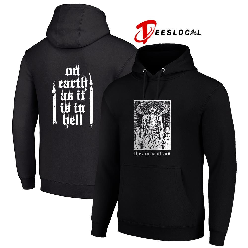 The Acacia Strain on earth as it is in hell graphic shirt