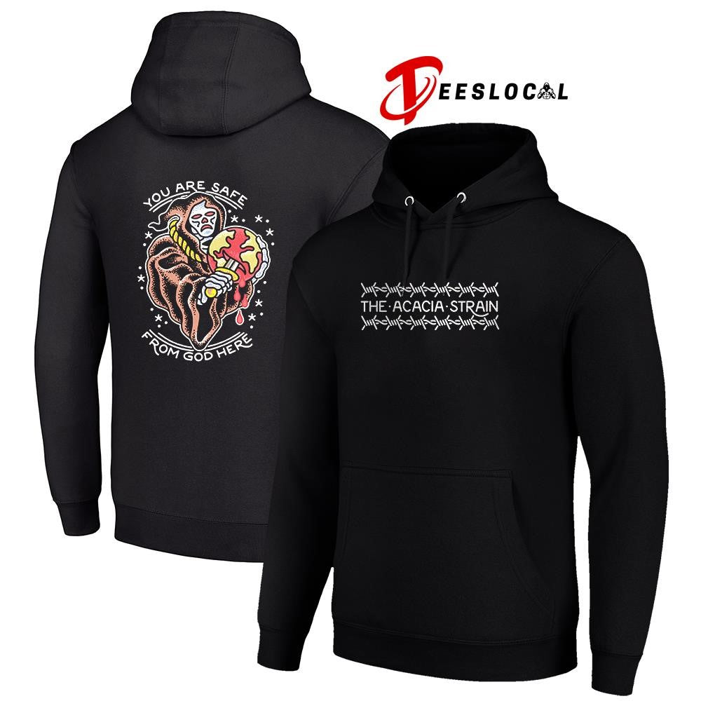 The Acacia Strain you are safe from God here art shirt
