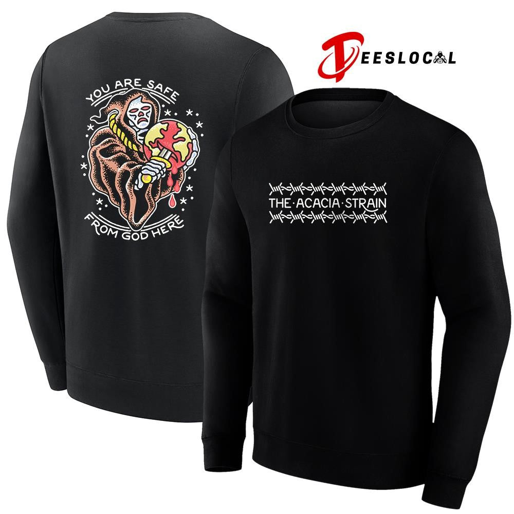 The Acacia Strain you are safe from God here art shirt