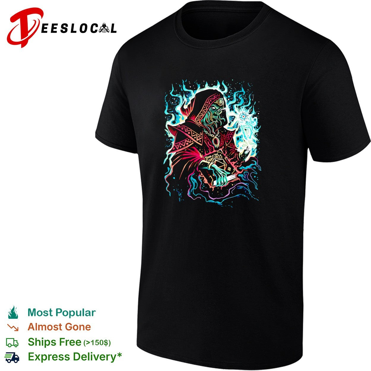 The Arch Lich Archlich from Dungeons and Dragons shirt