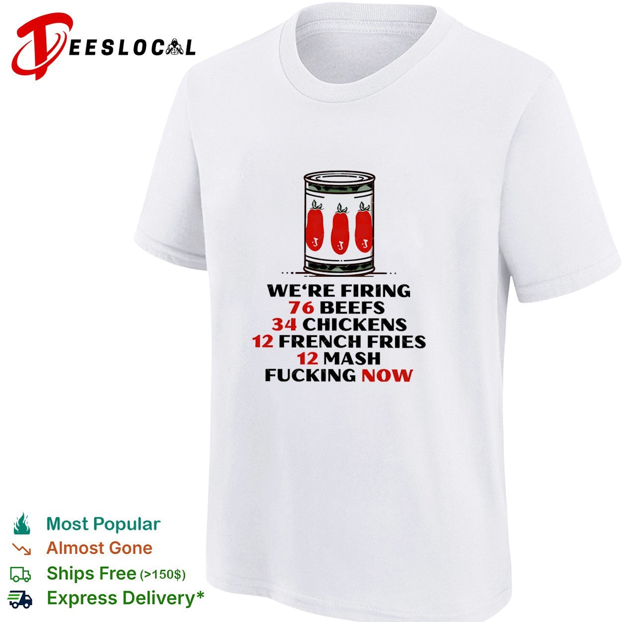 The Bear we’re firing 76 beefs 34 chickens 12 french fries 12 mash fucking now shirt