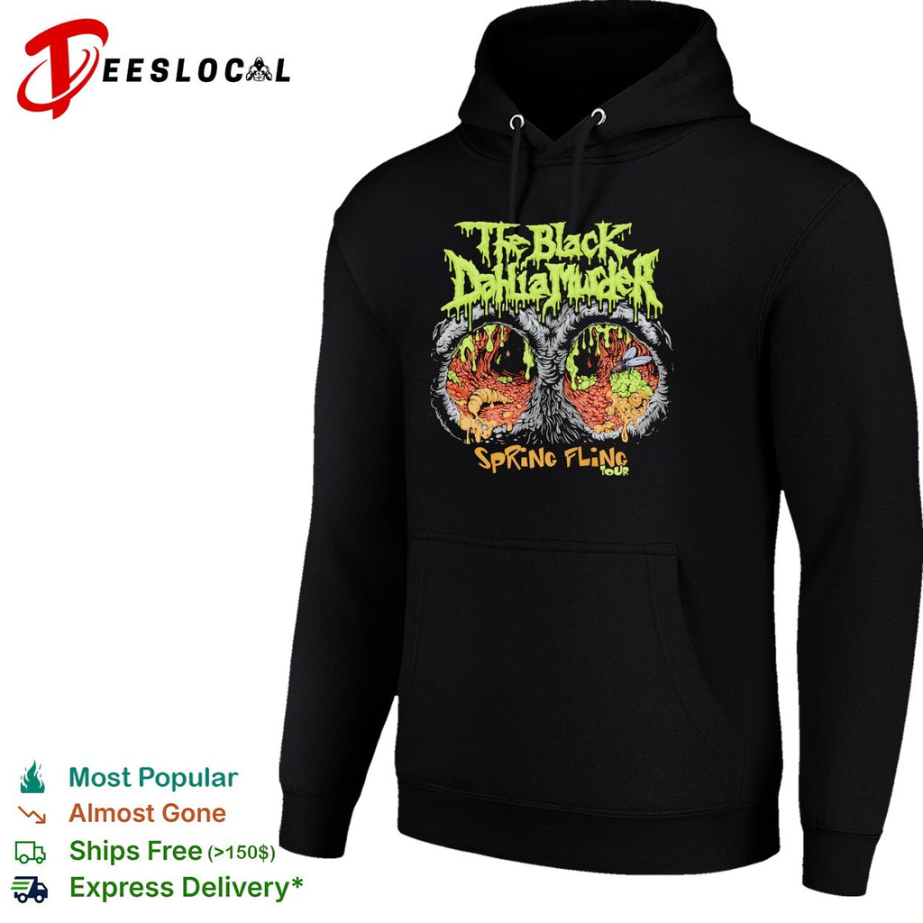 The Black Dahlia Murder Spring Fling Tour melting eye monster shirt