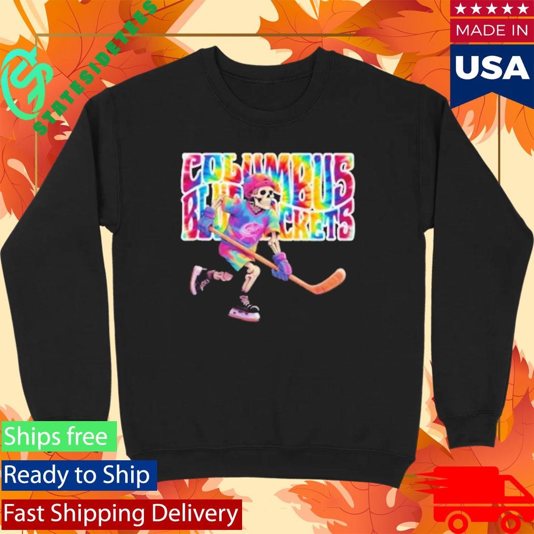 The Blue Line 2025-26 Grateful Dead Theme Night Shirt