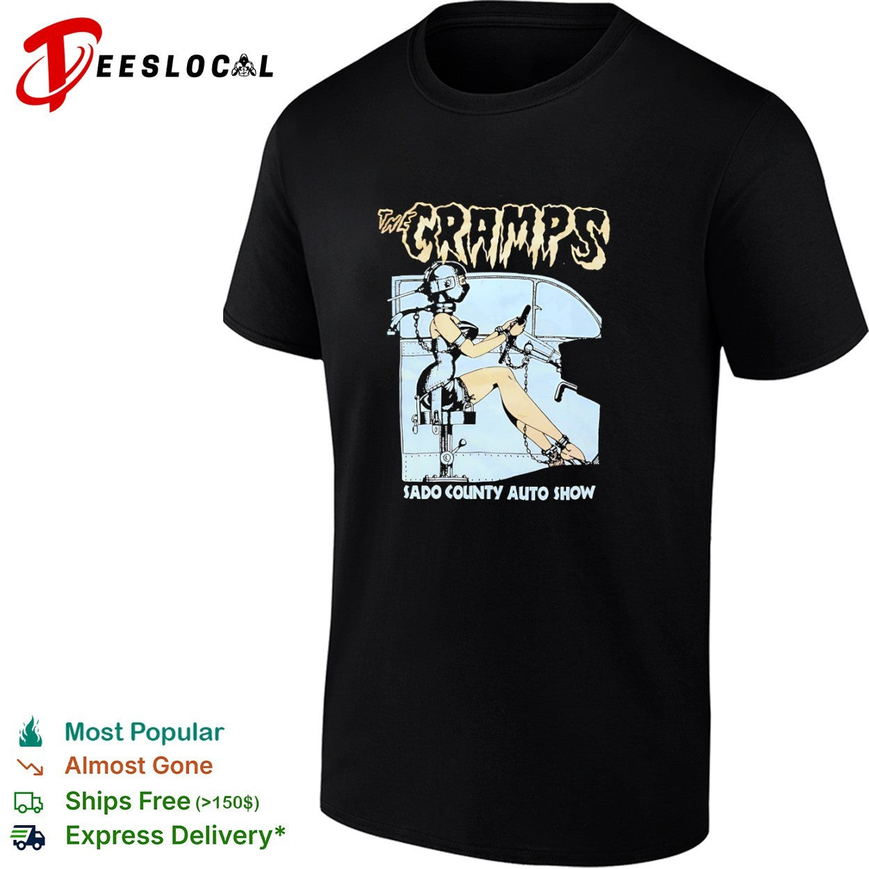 The Cramps Sado County Auto Show shirt