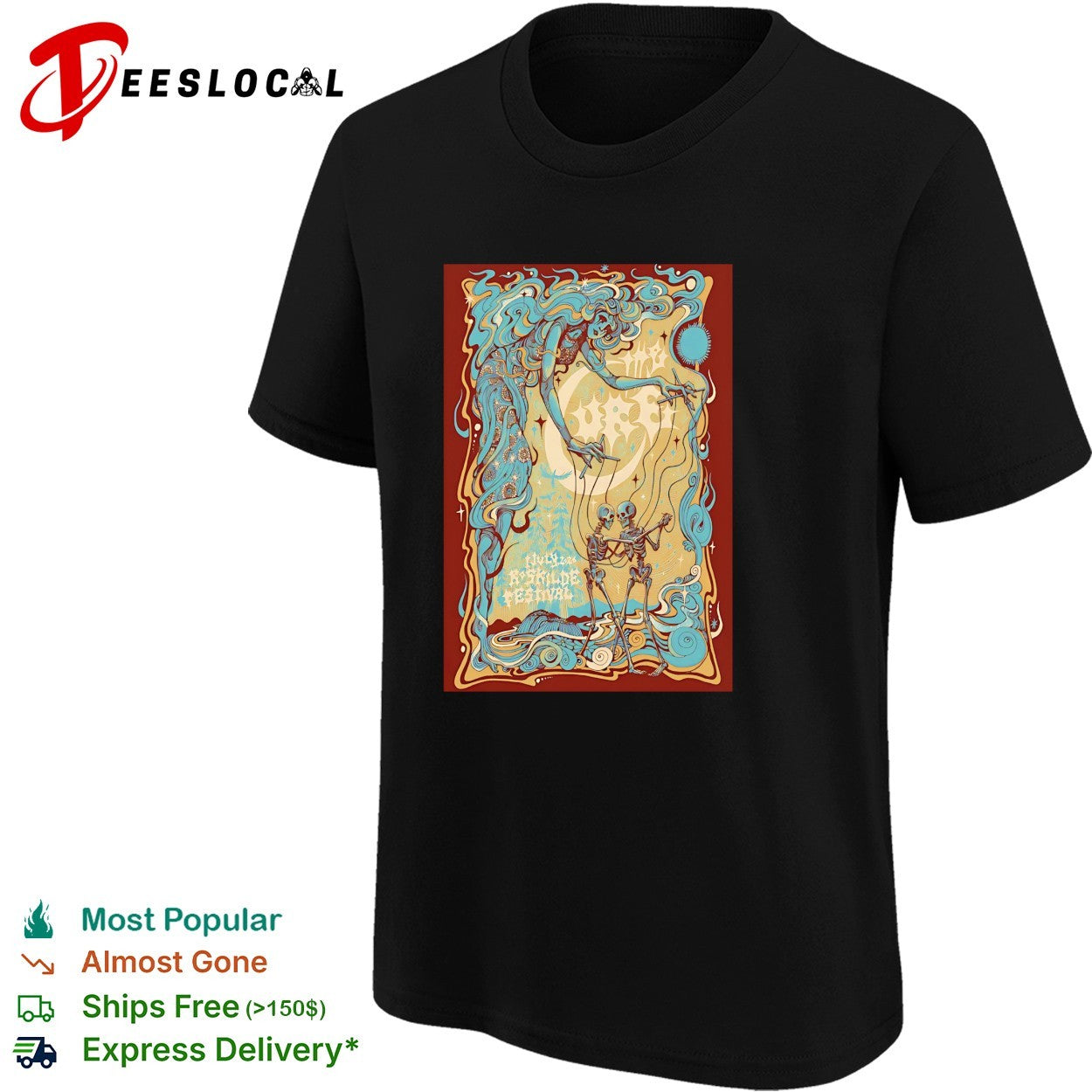 The Cure Roskilde Festival In Roskilde Denmark Jul 1 2026 poster shirt