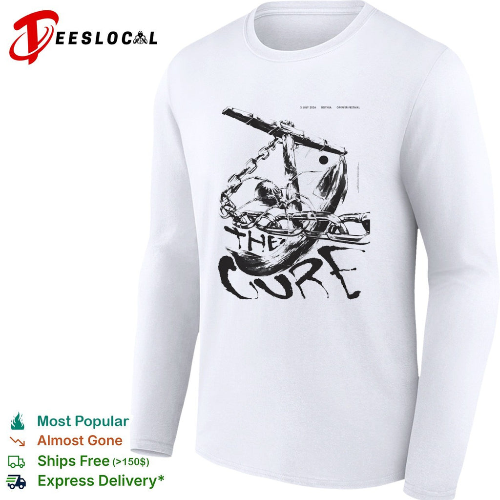 The Cure anchor 3 July 2026 Gdynia Opener Festival shirt
