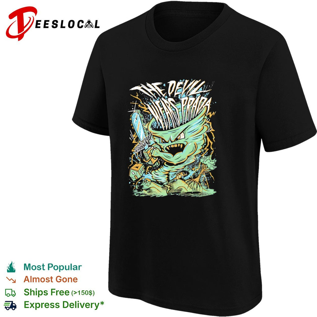 The Devil Wears Prada chainsaw tornado shirt
