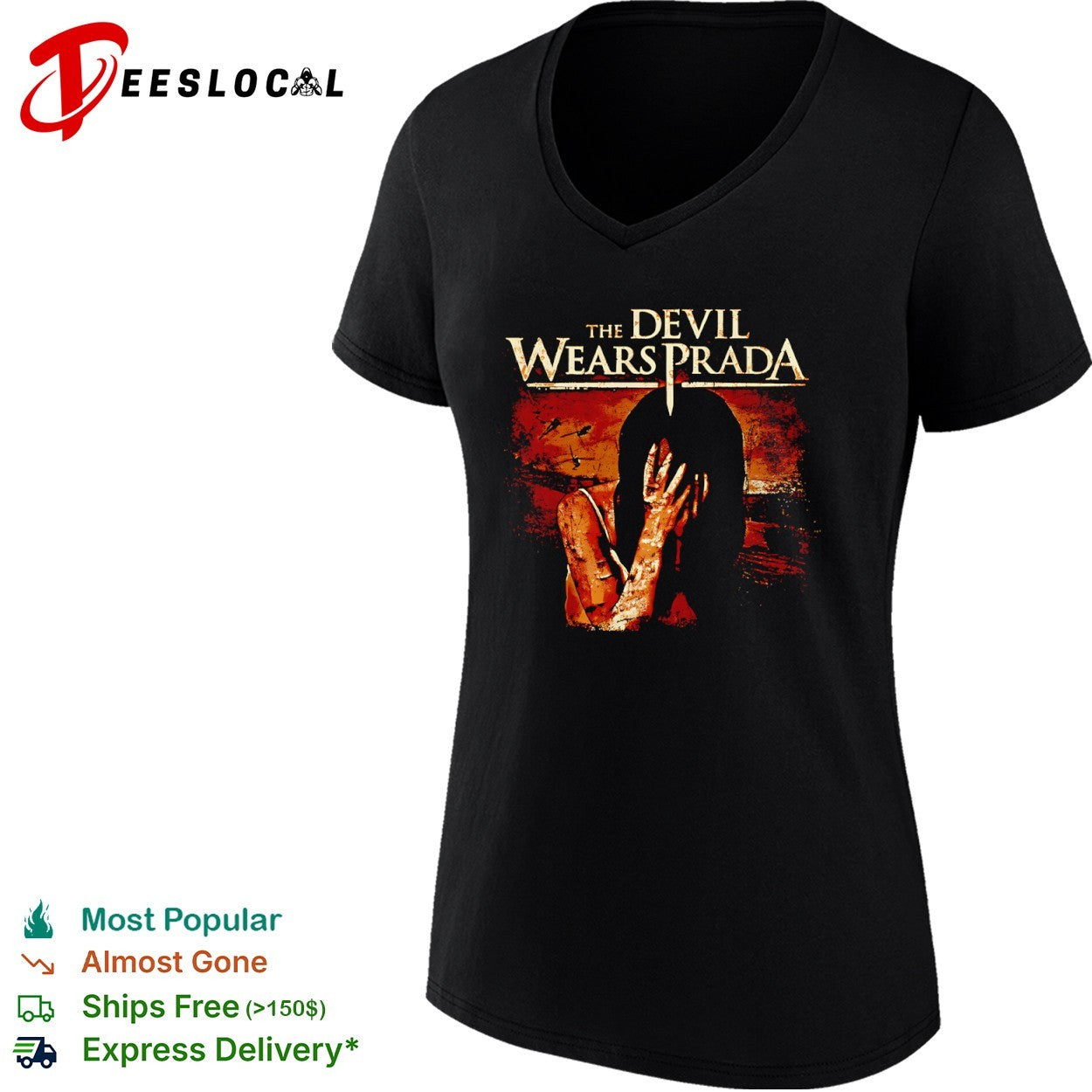 The Devil Wears Prada crying girl shirt