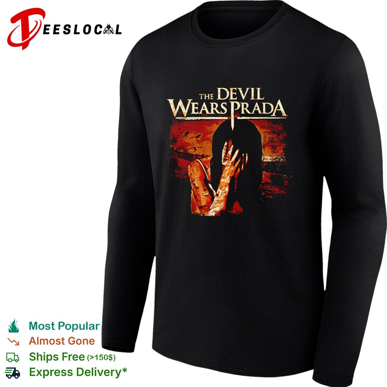 The Devil Wears Prada crying girl shirt