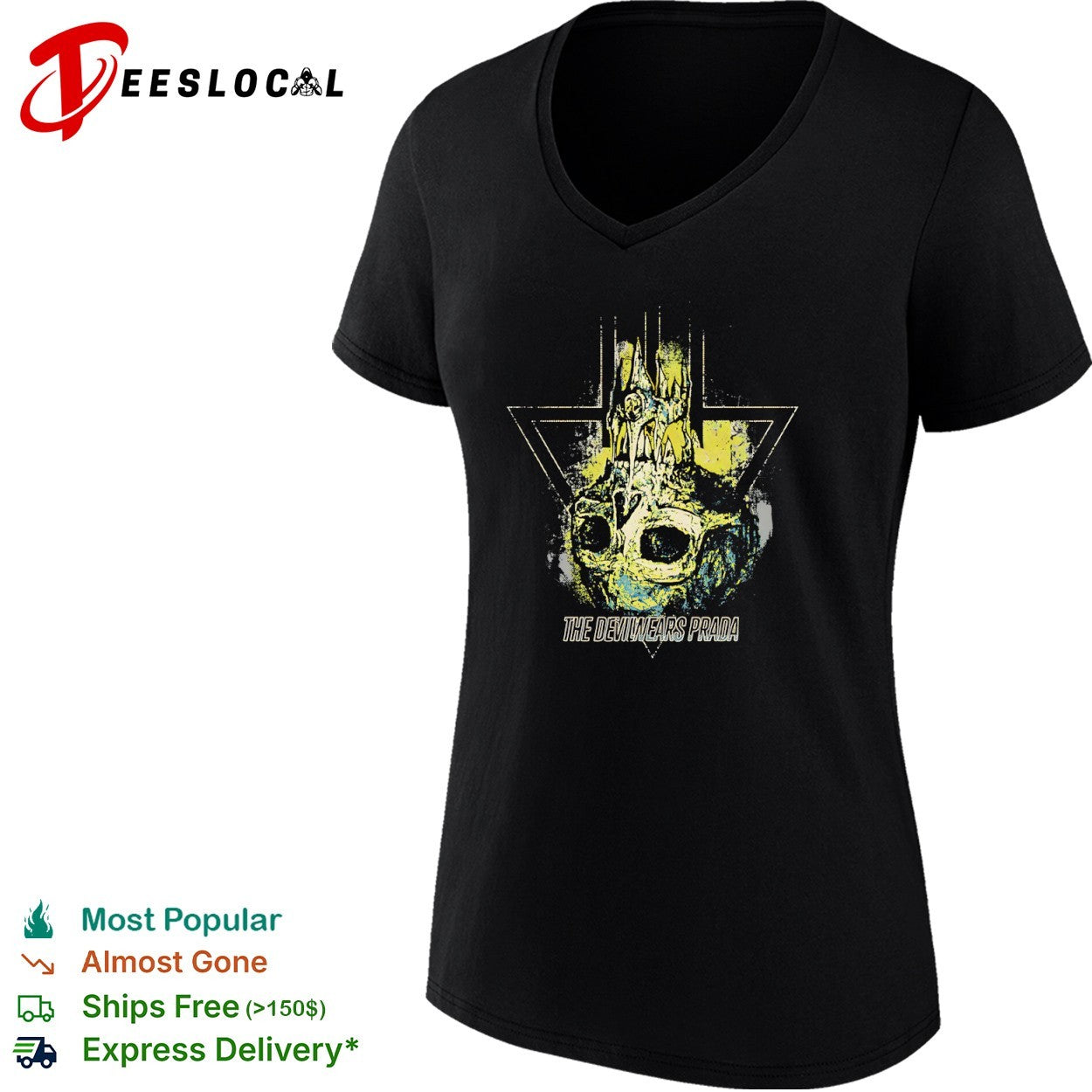The Devil Wears Prada skull crown shirt