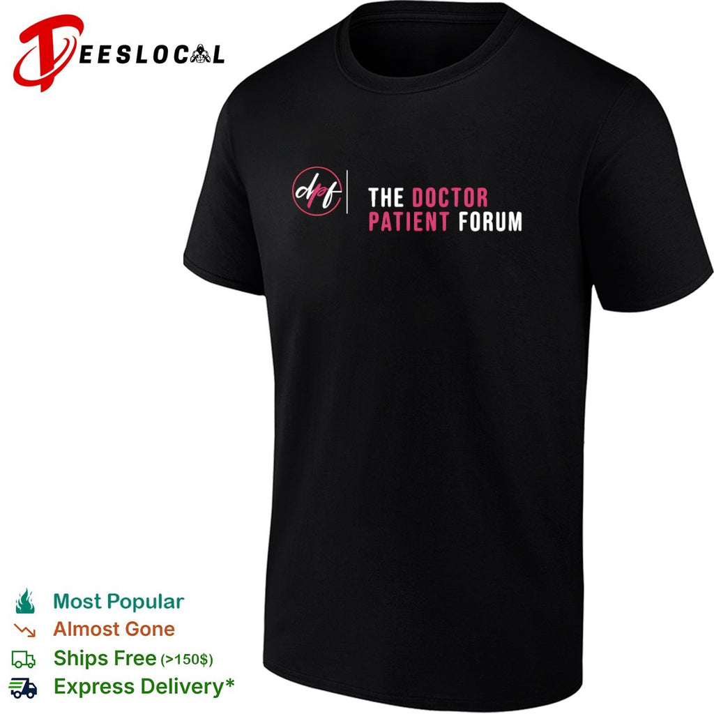 The Doctor Patient Forum logo shirt
