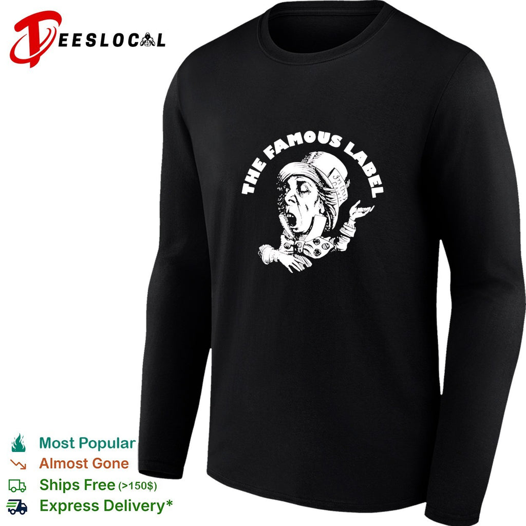 The Famous Label Mad Hatter screaming circle shirt