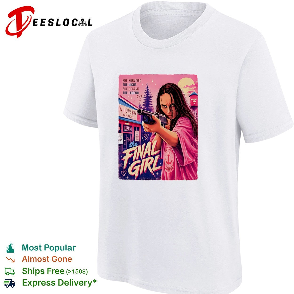 The Final Girl She Survived the Night She Became the Legend Widow Bay Market shirt