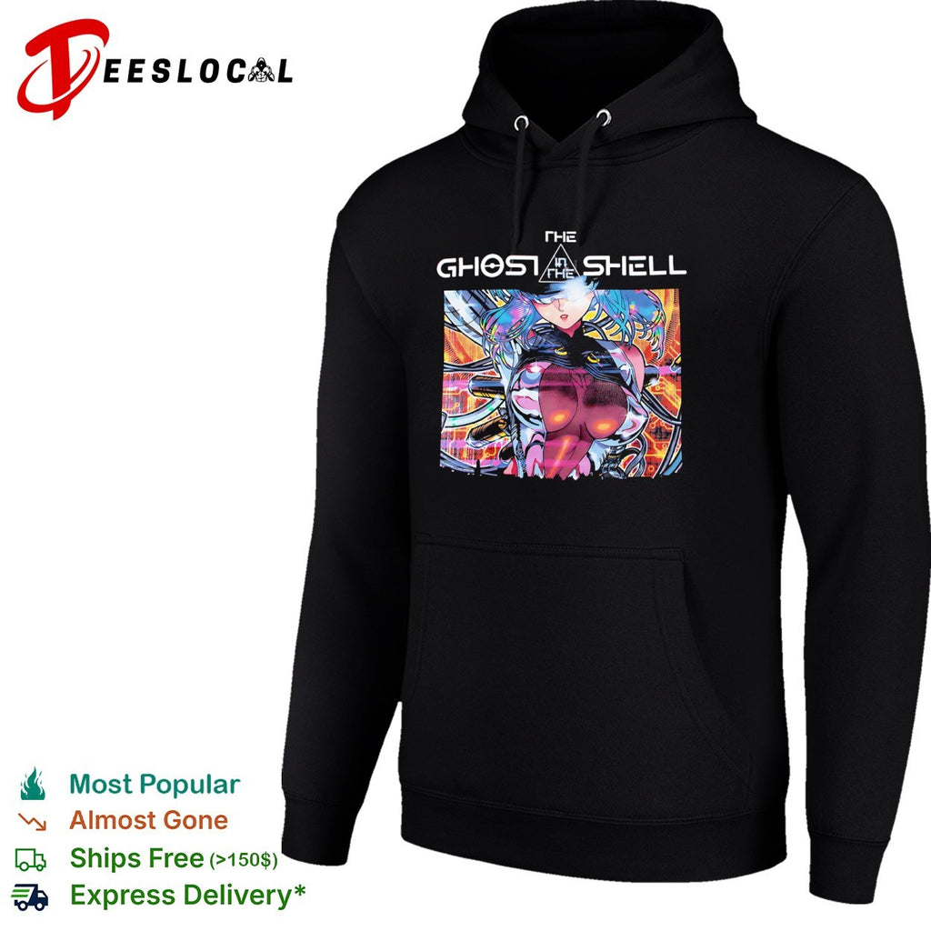 The Ghost in the Shell Major Motoko Kusanagi Cyberpunk Anime shirt