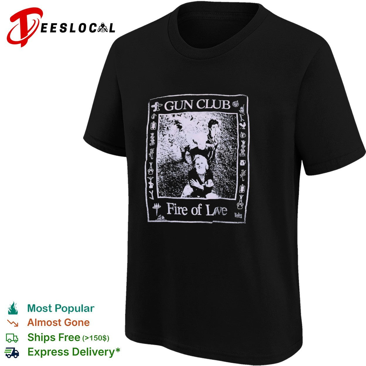 The Gun Club Fire of Love band shirt