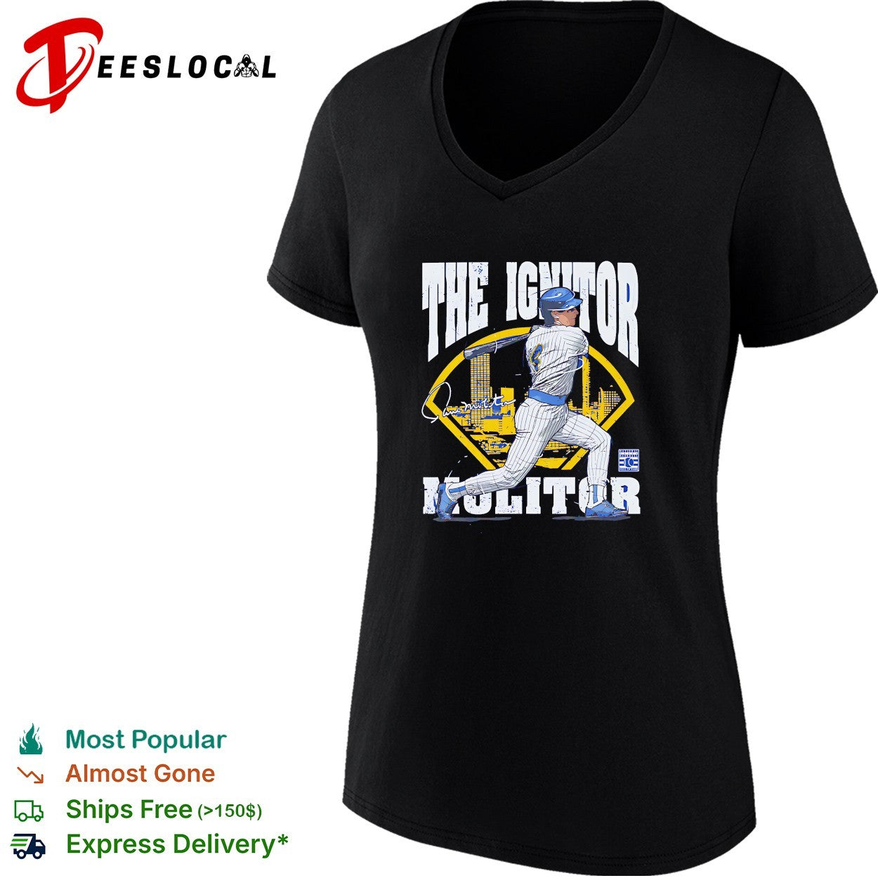 The Ignitor Paul Molitor number 4 Minnesota Twins baseball skylin signature shirt