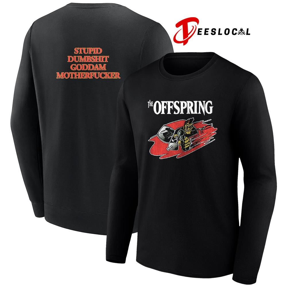 The Offspring stupid dumbshit Goddam motherfucker graphic shirt