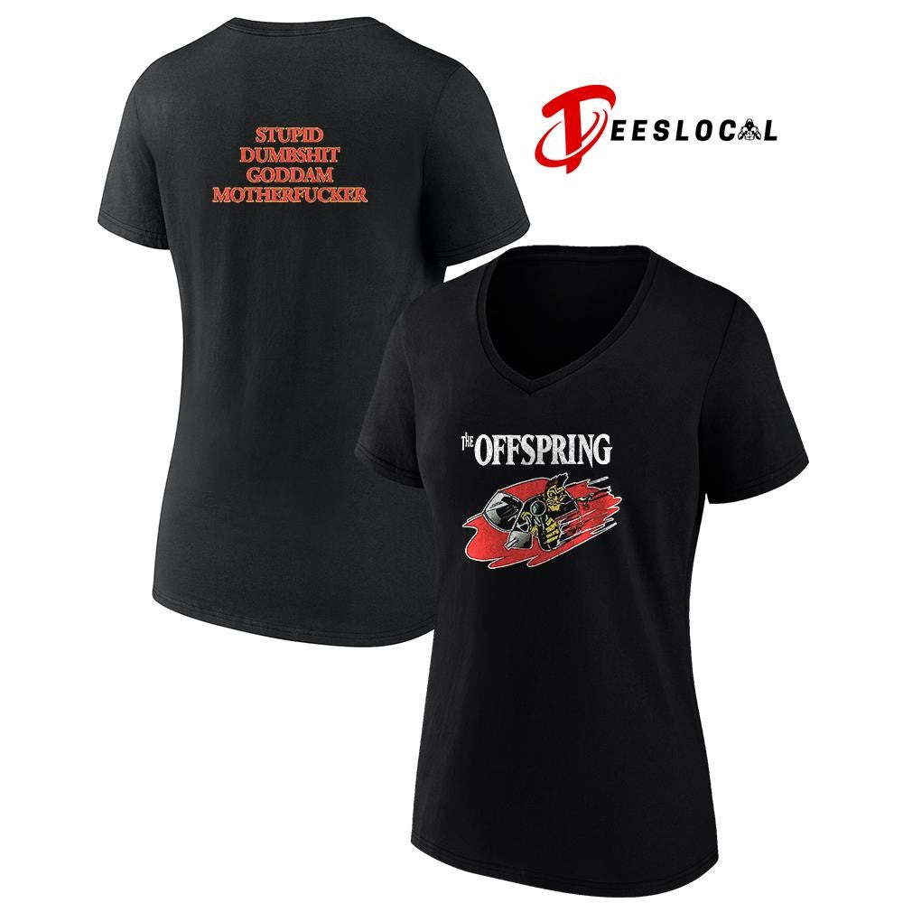 The Offspring stupid dumbshit Goddam motherfucker graphic shirt