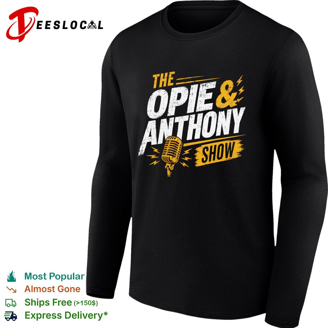 The Opie and Anthony Show podcast microphone shirt