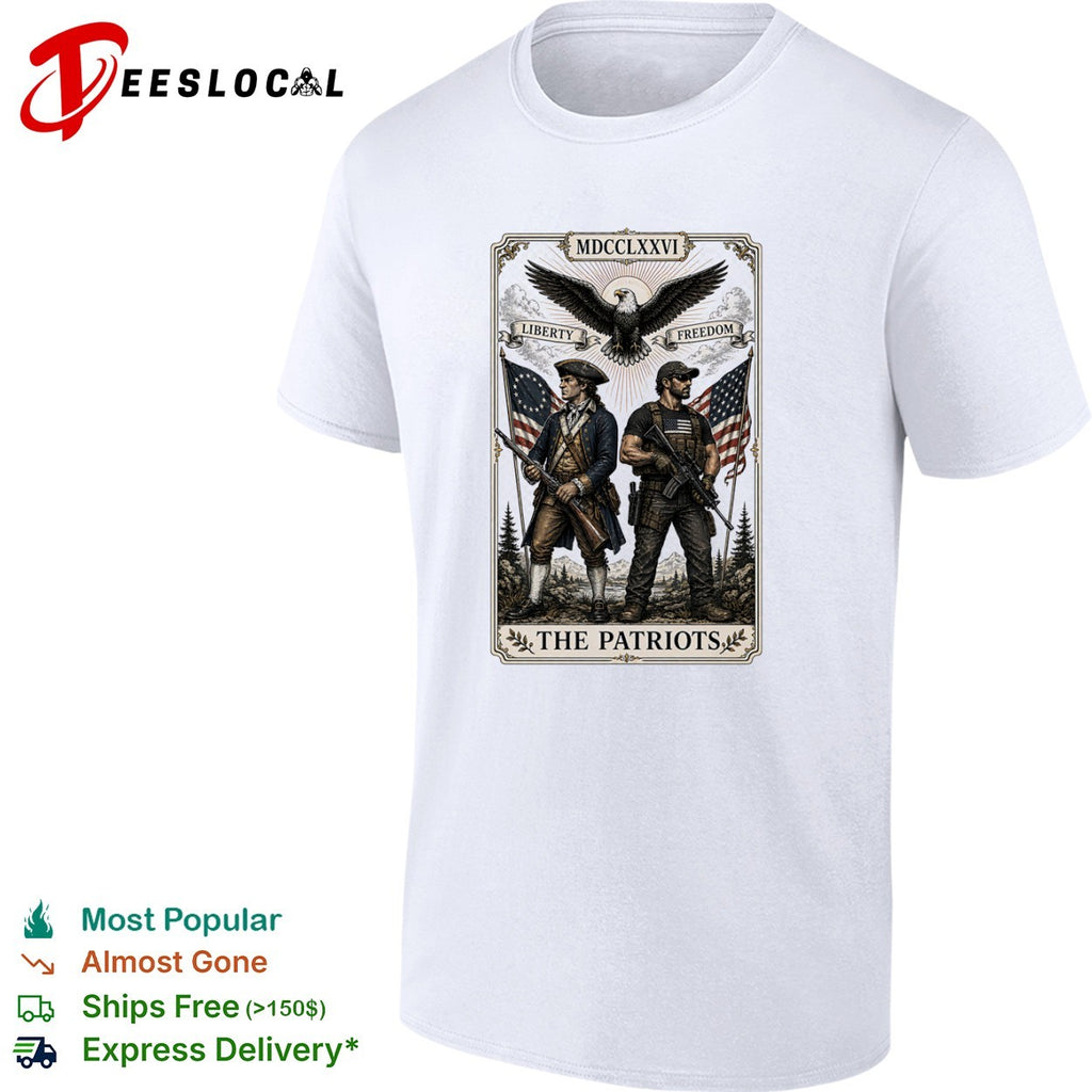 The Patriots MDCCLXXVI liberty freedom eagle soldiers shirt