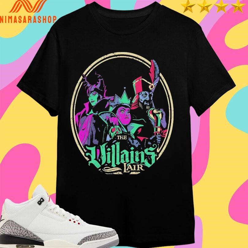 The Villains Lair Trio Shirts