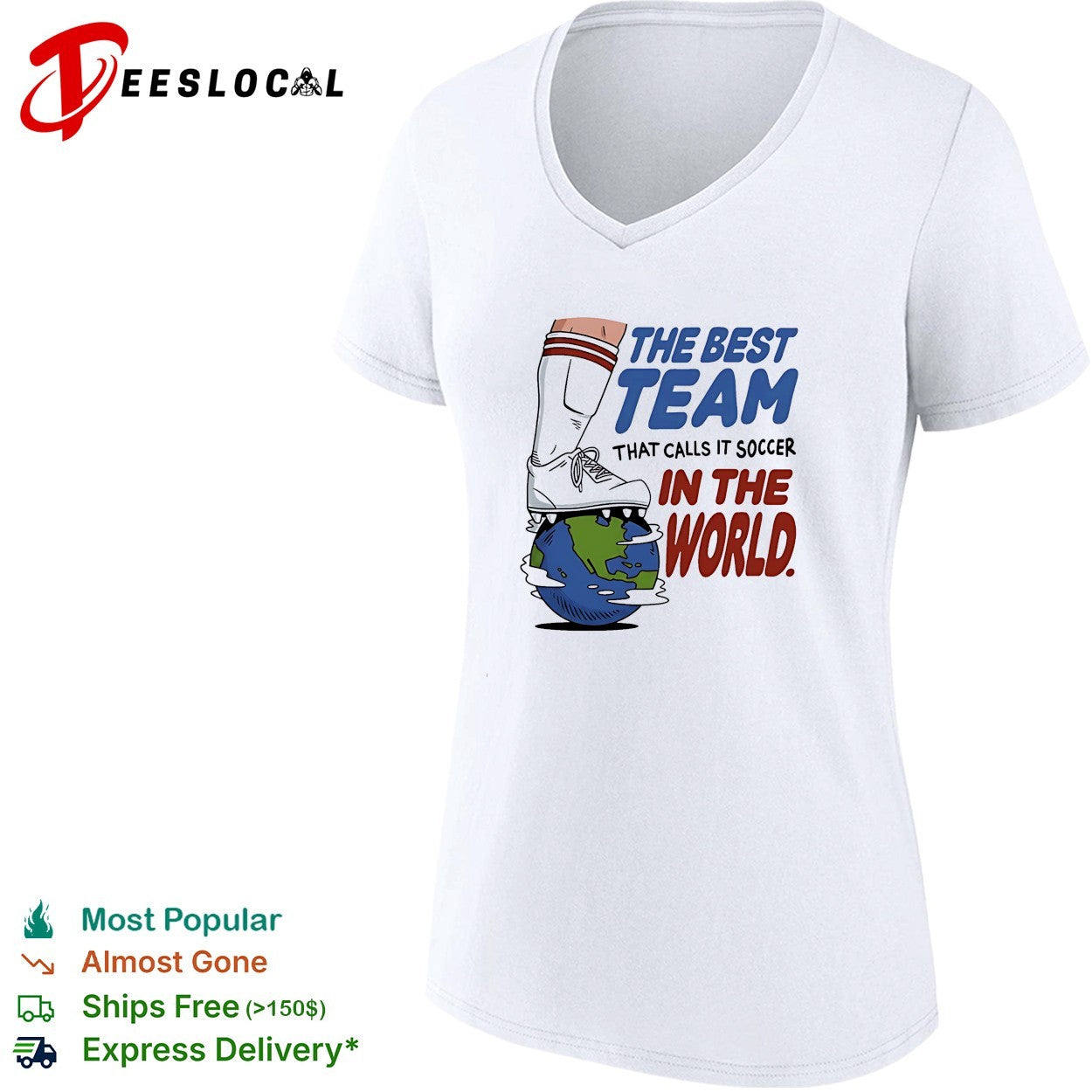 The best team that calls it soccer in the shirt