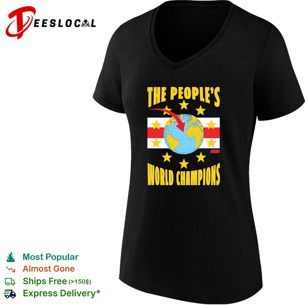 The people’s world champions globe shirt